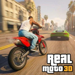 أيقونة Real Moto 3D Driving Game